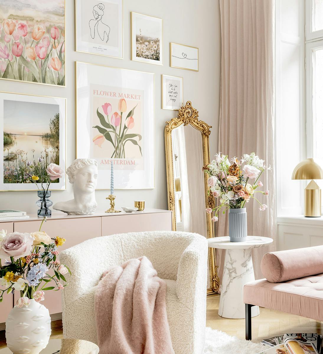 Romantic Spring billedvæg