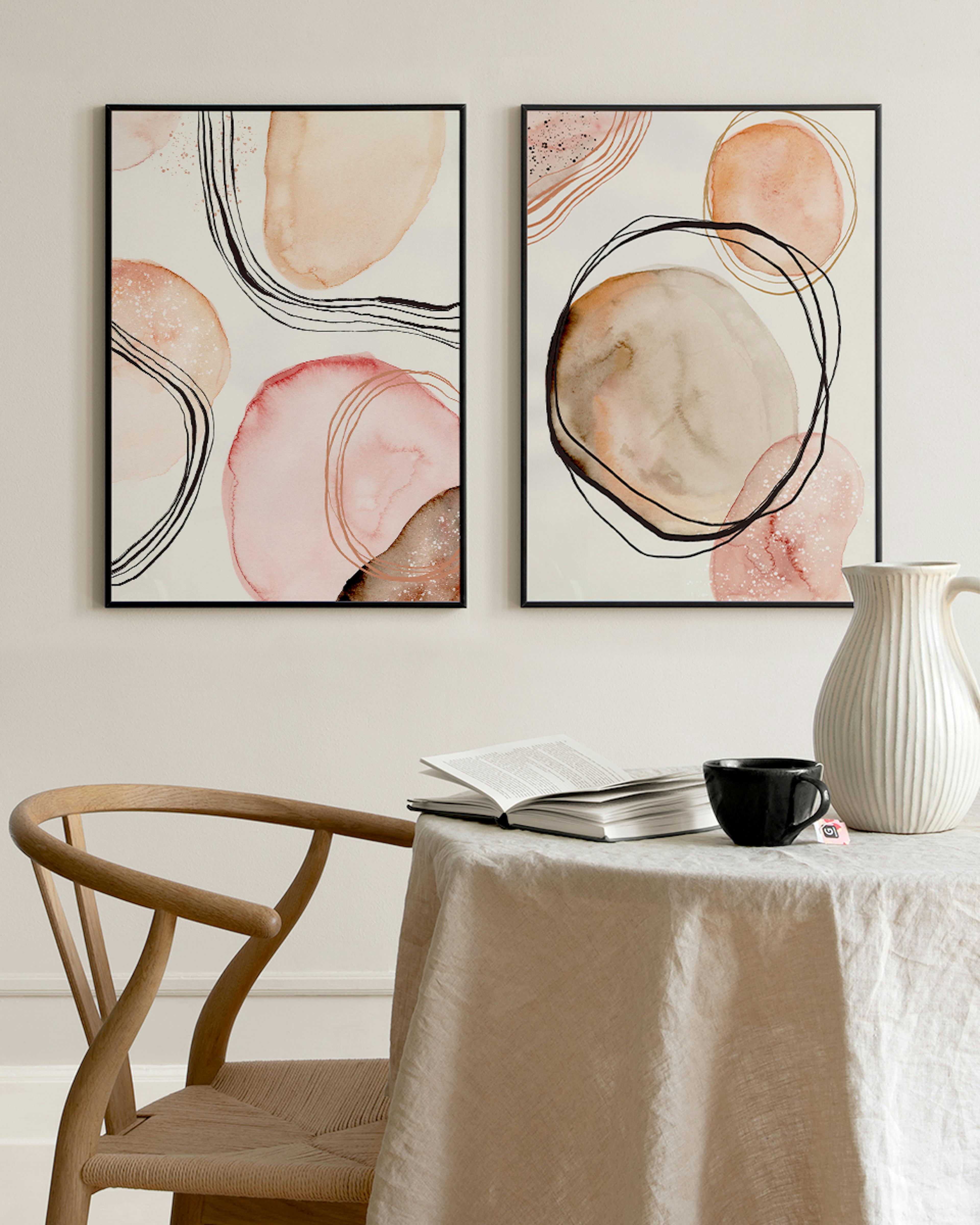 Abstract Earth Duo Poster Pack 0