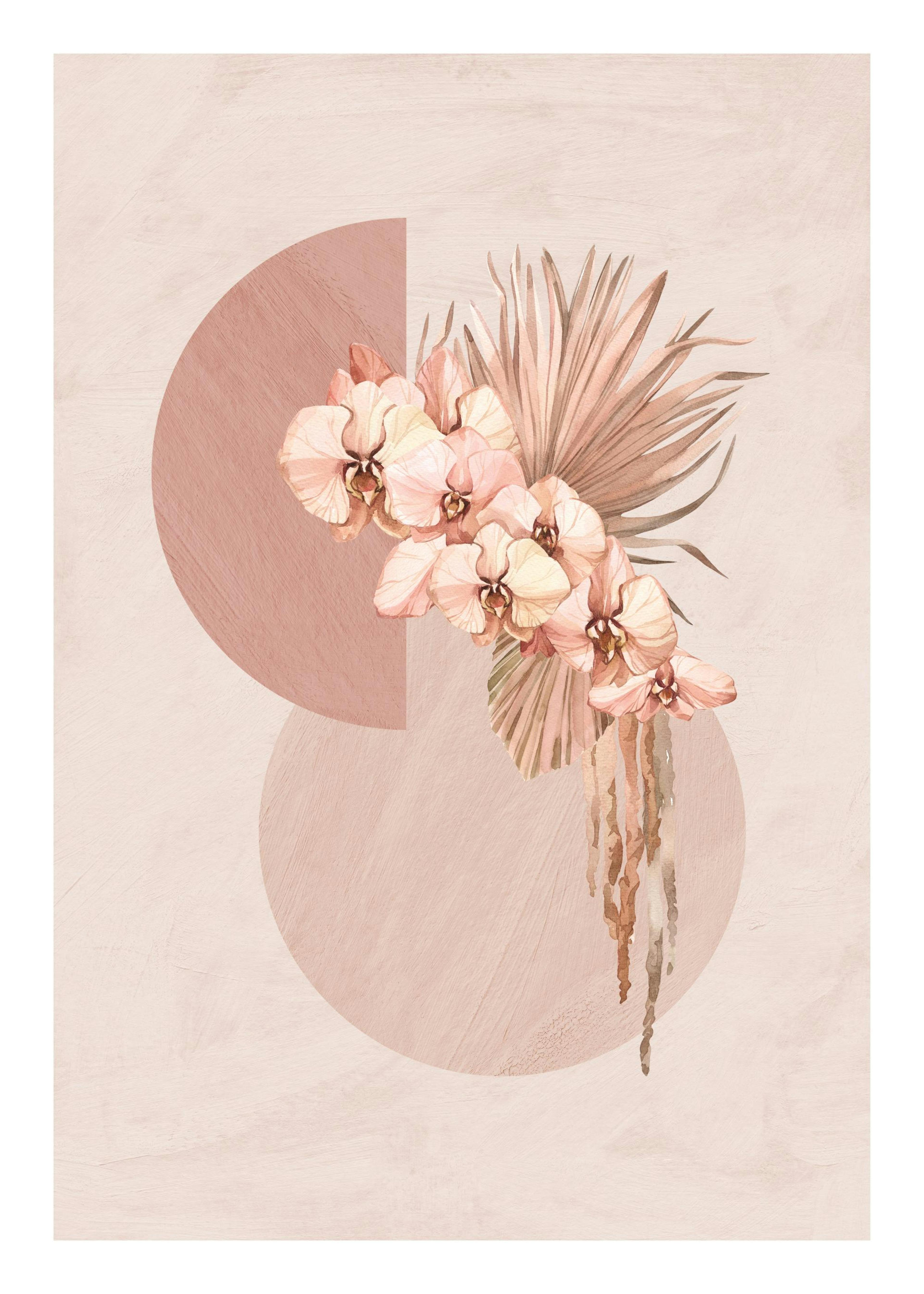 Botanical Shapes and Flowers Poster 0
