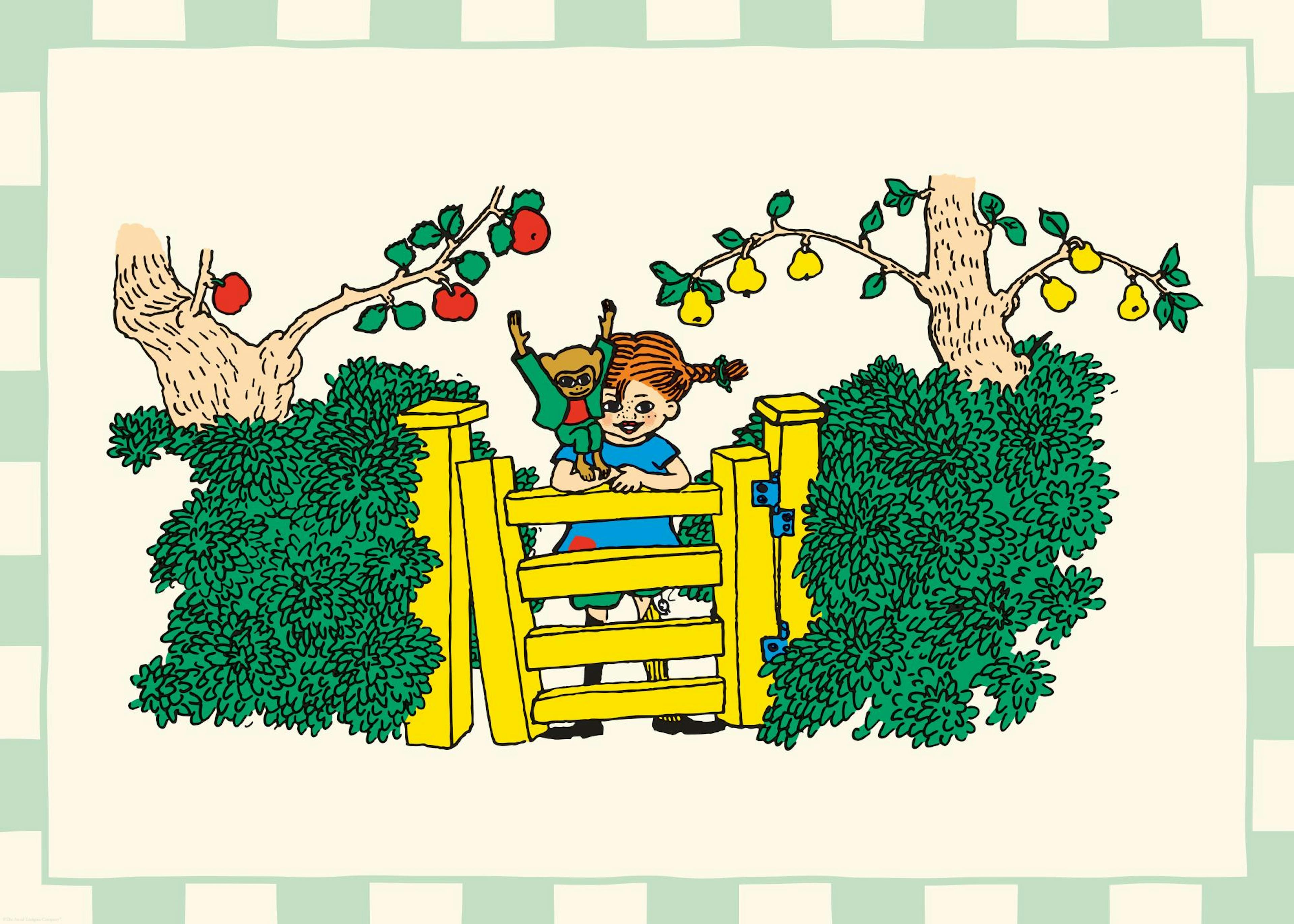 Pippi Pończoszanka w ogrodzie Plakat 0