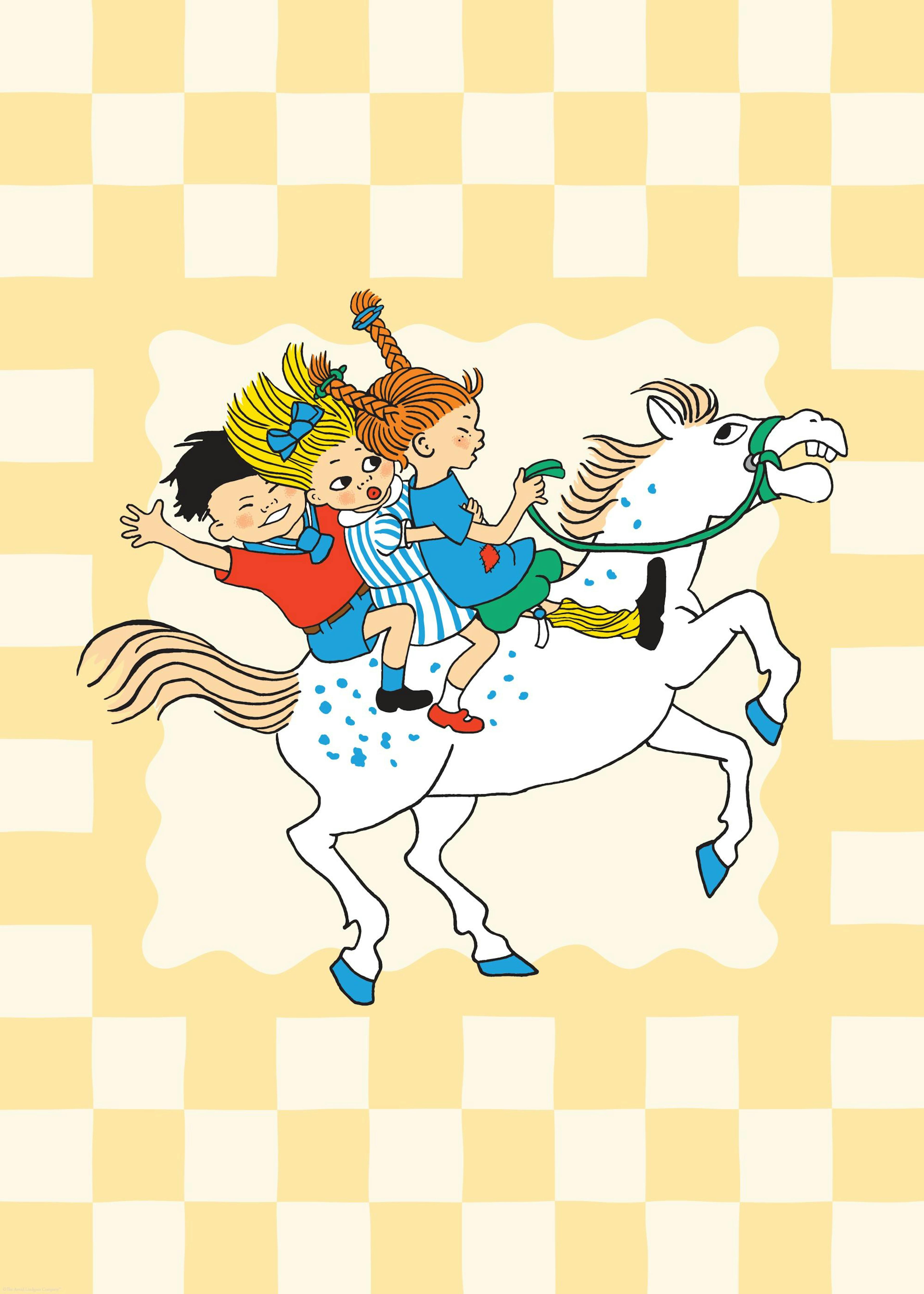 Pippi Pończoszanka na koniu Plakat 0
